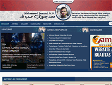 Tablet Screenshot of mjamzuri.com